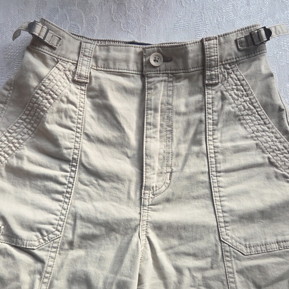 *Light Tan* Hollister Ultra High Rise Baggy Cargo Pants Size 24-25 (000R) - Picture 4 of 16